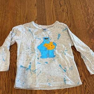 Cookie Monster Splatter Top